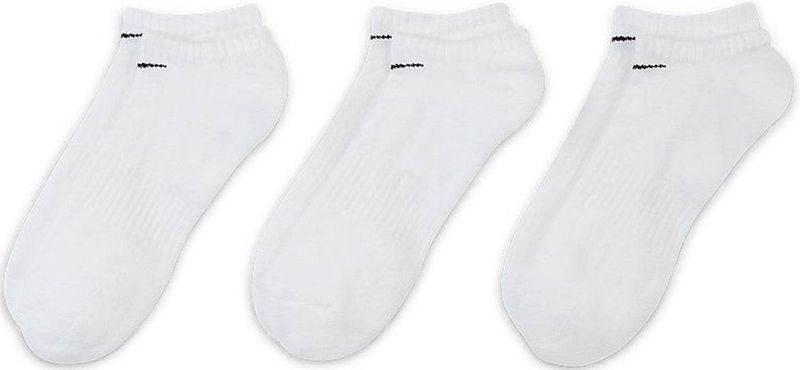 Nike Everyday Lightweight NoShow Sportsocken 3er Pack in weiß, Größe: 46-50