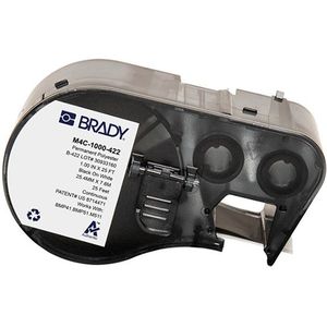 Brady - M4C-1000-422 - Polyester Label Tape - Zwart op Wit - 25.40 mm x 7.62 m