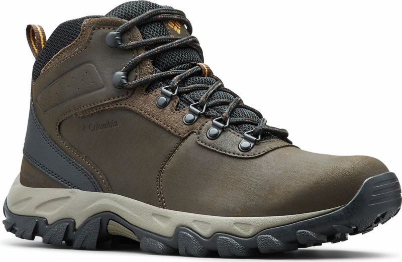 Columbia - Newton Ridge - Wandelschoenen - Bruin - Leer/Pu/Suède/Mesh