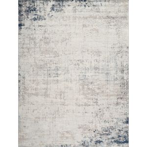 SURYA Vloerkleed Woonkamer, Slaapkamer Modern Abstract Tapijt ALIX Grijs/Blauw
