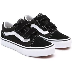 Vans Old Skool V Sneakers Kinderen - Black True White