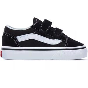 Vans Old Skool V Sneakers Kinderen - Black True White
