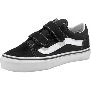 Vans Old Skool V Sneakers Kinderen - Black/True White