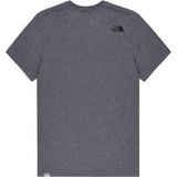 The North Face S S Simple Dome Heren T-shirt Tnfmediumgreyheather(Std)