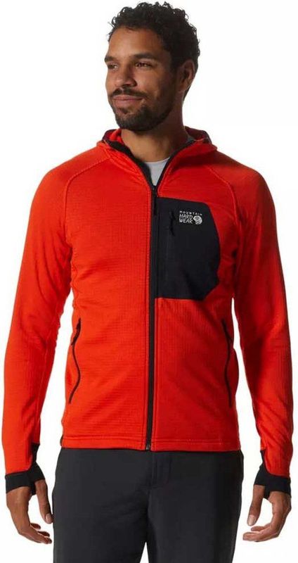 Mountain Hardwear - Power Grid - Sweatshirt - Kleur Geblokkeerd - Polartec® Power Grid™