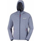 Columbia - Softshell Herenjas - Collegiate Navy Heather - Waterafvoerende Stof - Verstelbare Capuchon