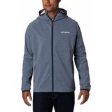 Columbia - Softshell Herenjas - Collegiate Navy Heather - Waterafvoerende Stof - Verstelbare Capuchon