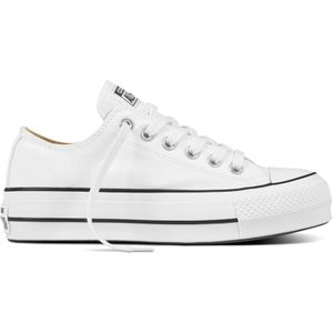 560251C CONVERSE weiss niedrige Schuhe Plattform Turnschuhe Schnürsenkel 39