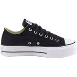 Converse Ctas Lift Platform Low Dames Schoenen - Zwart  - Leer - Foot Locker