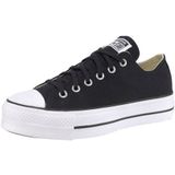 Converse Ctas Lift Platform Low Dames Schoenen - Zwart  - Leer - Foot Locker