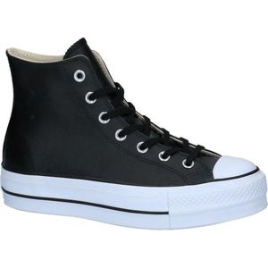Converse - Chuck Taylor All Star Lift Hi - Sneakers - Zwart - Leatherlook