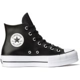 Converse Chuck Taylor All Star Lift Hi Sneakers - Leren Sneaker - Dames - Zwart - Maat 38