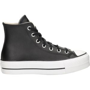Converse Chuck Taylor All Star Lift Hi Sneakers Leren Sneaker Dames Zwart