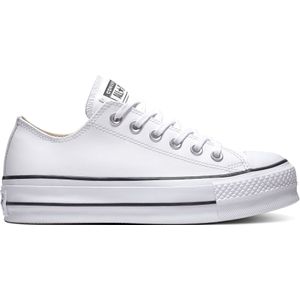 Converse Chuck Taylor All Star Lift Ox Lage sneakers - Leren Sneaker - Dames - Wit - Maat 36