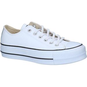 Converse Chuck Taylor All Star Lift Ox Lage sneakers Leren Sneaker Dames Wit