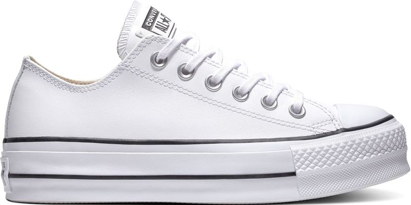 Converse Chuck Taylor All Star Lift Sportschoenen voor dames, zwart/wit, Wit