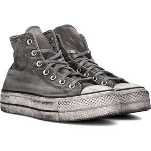 Converse Chuck Taylor All Star Platform Smoked Canvas voor Vrouwen in Gray/Gray/White, Maat EU 46.5