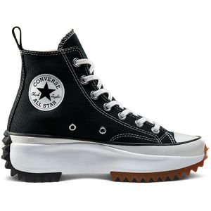 Converse, Run Star Hike Canvas Platform Sneaker Zwart, Dames, Maat:35 EU