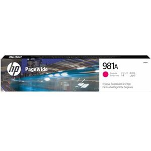 HP 981A Magenta Original PageWide Cartridge inktcartridge 1 stuk(s) Origineel Normaal rendement