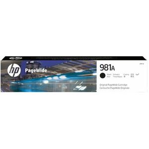 HP 981A Black Original PageWide Cartridge inktcartridge 1 stuk(s) Origineel Normaal rendement Zwart