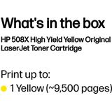HP 508X Tonercartridge - Geel - Hoge Capaciteit