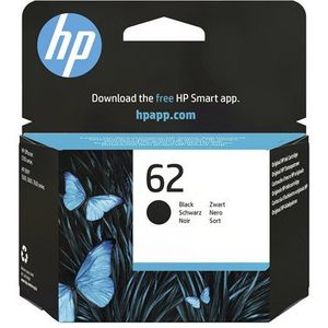 HP 62 Black Original Ink Cartridge inktcartridge 1 stuk(s) Origineel Normaal rendement Zwart