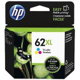 HP 62XL Inktcartridge Cyaan, Geel, Magenta, Hoge Capaciteit (C2P07AE) origineel van HP