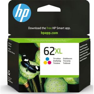 HP - 62XL - Inktcartridges - Cyaan, Magenta, Geel - Hoogwaardige Prints