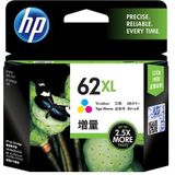 HP 62XL High Yield Tri-color Original Ink Cartridge inktcartridge 1 stuk(s) Origineel Hoog (XL) rendement Cyaan, Magenta, Geel