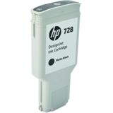 HP 728 Large Format Inktcartridge, Mat Zwart (F9J68A) origineel van HP