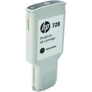 HP 728 Large Format Inktcartridge, Mat Zwart (F9J68A) origineel van HP
