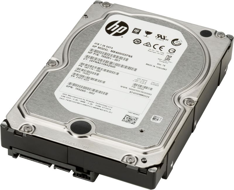 HP 4TB SATA 7200 Hard Drive interne harde schijf 7200 RPM 128 MB 3.5"