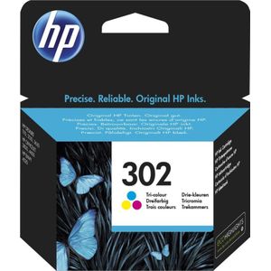 HP Originele 302 - Inktcartridge - Cyaan / Geel / Magenta - Standaard capaciteit