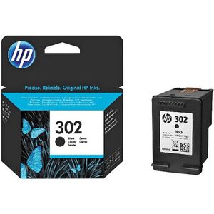 HP 302 (F6U66AE) inktcartridge zwart (origineel)