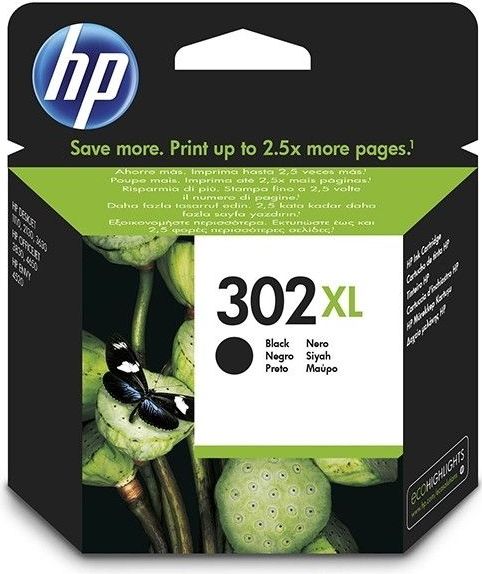 HP 302XL High Yield Black Original Ink Cartridge inktcartridge 1 stuk(s) Origineel Hoog (XL) rendement Zwart