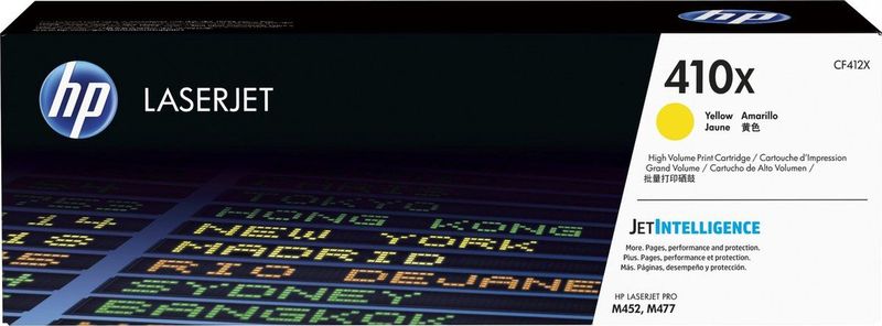 HP 410X High Yield Yellow Original LaserJet Toner Cartridge tonercartridge 1 stuk(s) Origineel Geel