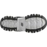 Skechers D'LITES-BIGGEST FAN dames Sneakers, zwart (Black Trubuck/White Mesh/Silver Trim Bkw)., 40 EU
