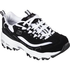 Skechers D'Lites Biggest Fan Dames Sneakers Zwart