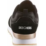 Skechers g 85 gold'n gurl Sneaker dames, Black Suede/ Nylon/ Mesh/ Rose Gold Trim, 41 EU