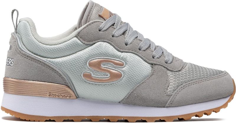 Skechers - Retros Og 85 Goldn Gurl - Sneakers - Grijs - Textiel