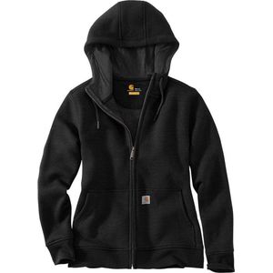 Carhartt Clarksburg Full Zip Hoodie Zwart Dames