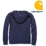Carhartt Clarksburg Full Zip Hoodie Navy Dames