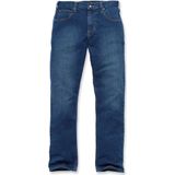 Carhartt Robuuste Flex Relaxed Straight Jeans voor heren, Koudwater, 30W x 32L