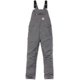 Carhartt - Rigby Bib - Werkoverall - Grind - 8 oz, 98% Katoen/2% Spandex, Verstelbare Voorbretels