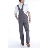 Carhartt - Rigby Bib - Werkoverall - Grind - 8 oz, 98% Katoen/2% Spandex, Verstelbare Voorbretels