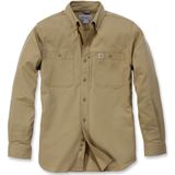 Carhartt Herren Shirt Rugged Prof Workshirt L S Dark Khaki