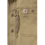 Carhartt Herren Shirt Rugged Prof Workshirt L S Dark Khaki
