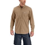 Carhartt Herren Shirt Rugged Prof Workshirt L S Dark Khaki