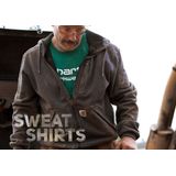 Carhartt 100074 Signature Logo Sweatshirt - Original Fit - Carbon Heather