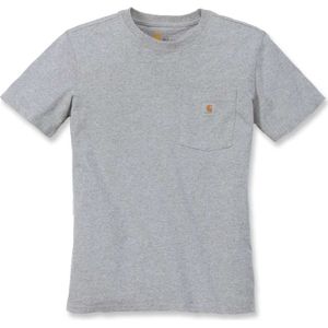 Carhartt Damen Female Shirt Workw Pocket S S T-Shirt Heather Grey